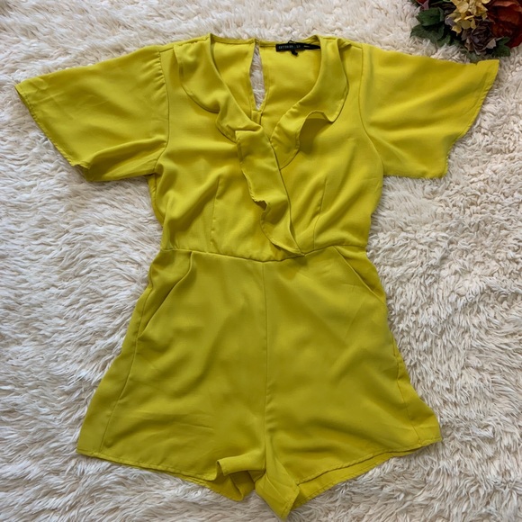 Cotton On Pants - Cotton On NWOT Short Sleeve Ruffle Shorts Romper